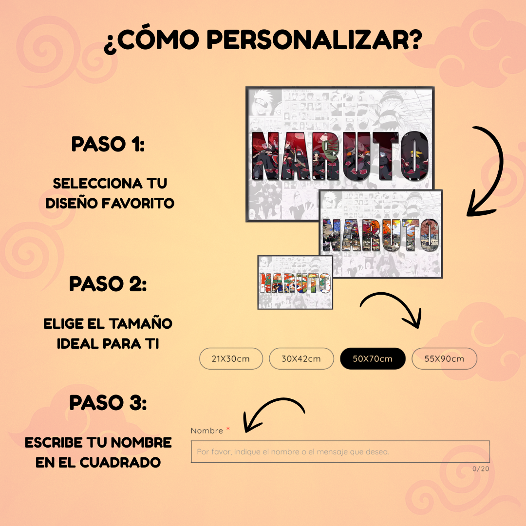 Cuadro de Anime Personalizado