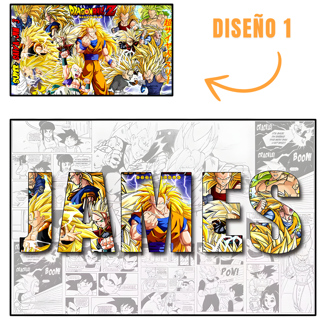 Cuadro de Anime de Dragón Personalizado